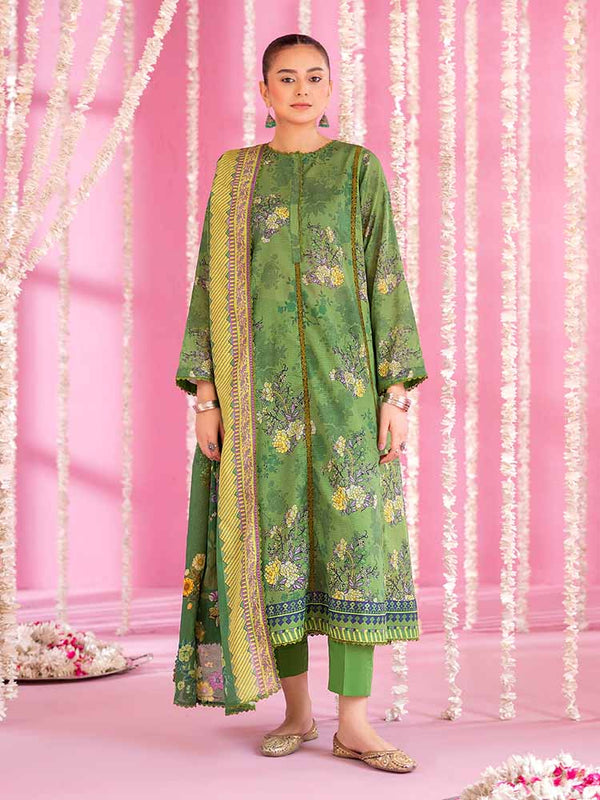 GULAB RANG 3-Piece Unstitched Digital Printed Lawn Suit
