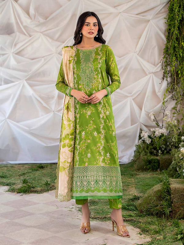 ZIYA 3-Piece Unstitched Digital Printed Lawn Suit