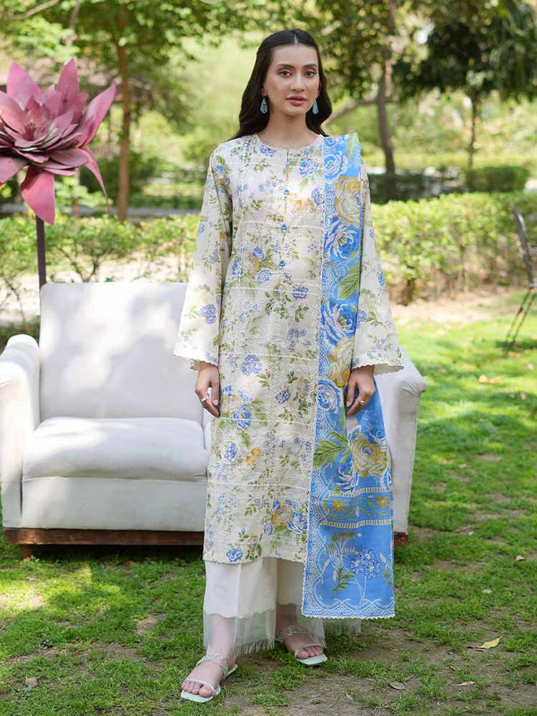 TWINKLING 3-Piece Unstitched Digital Printed Lawn Suit
