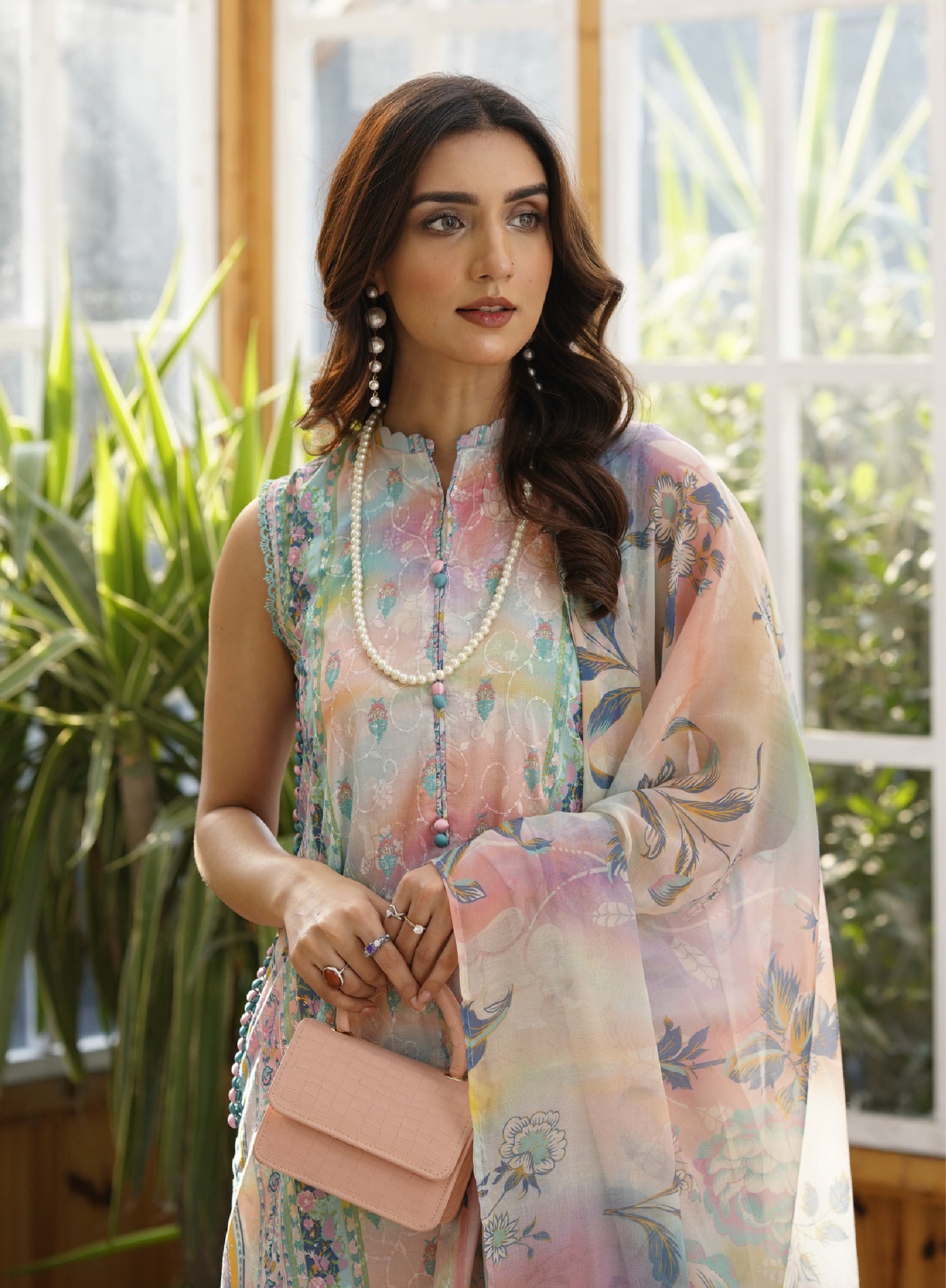 Firuzeh Luxury Lawn Embroidered Unstitched 3 Piece