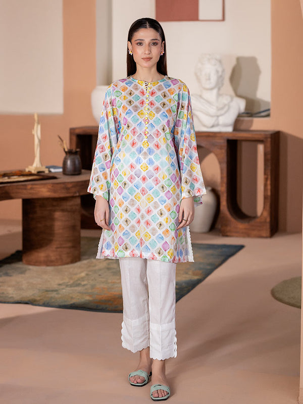 KEVA 2-Piece Unstitched Digital Printed Lawn Suit