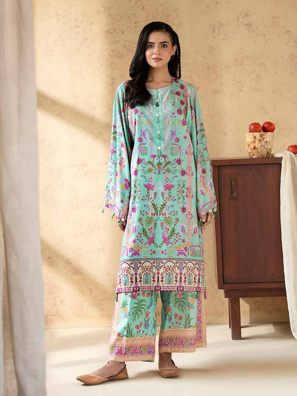 SANAZ 2-Piece Unstitched Digital Printed Lawn Suit