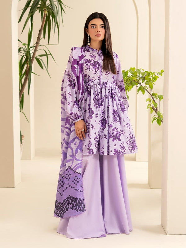 SUHA 3-Piece Unstitched Digital Printed Lawn Suit