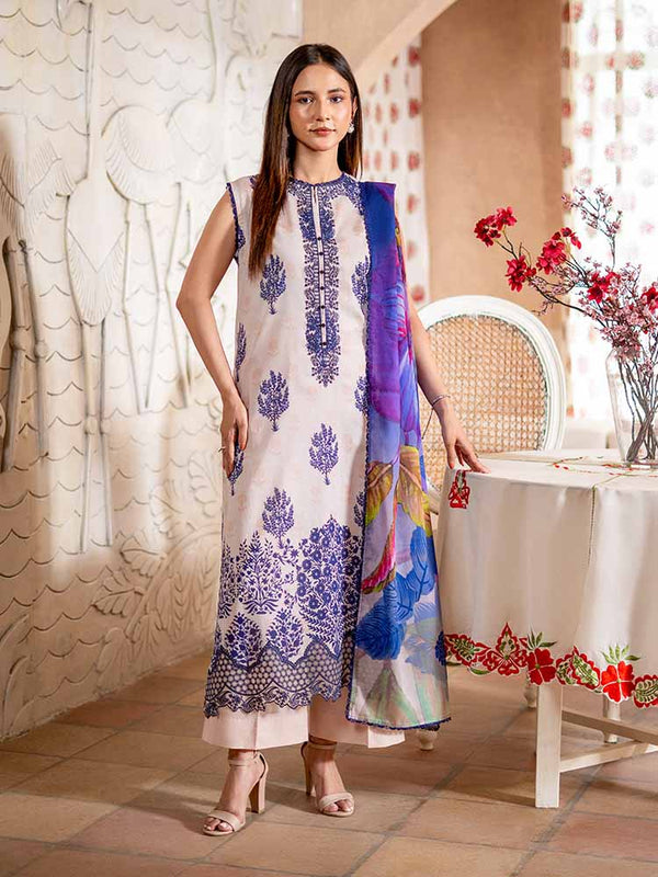 SERAI 3-Piece Unstitched Digital Printed Lawn Suit