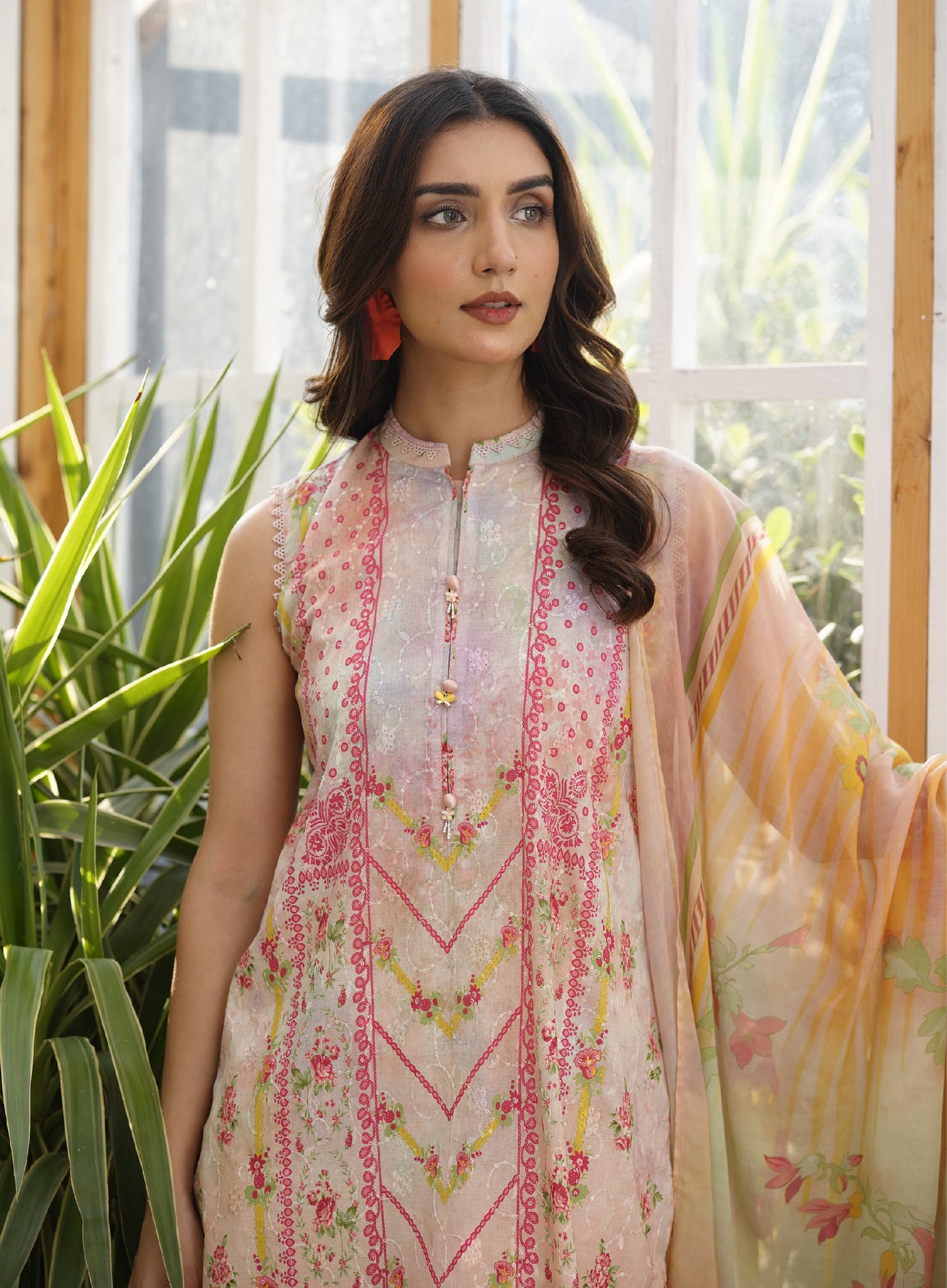 Firuzeh Luxury Lawn Embroidered Unstitched 3 Piece