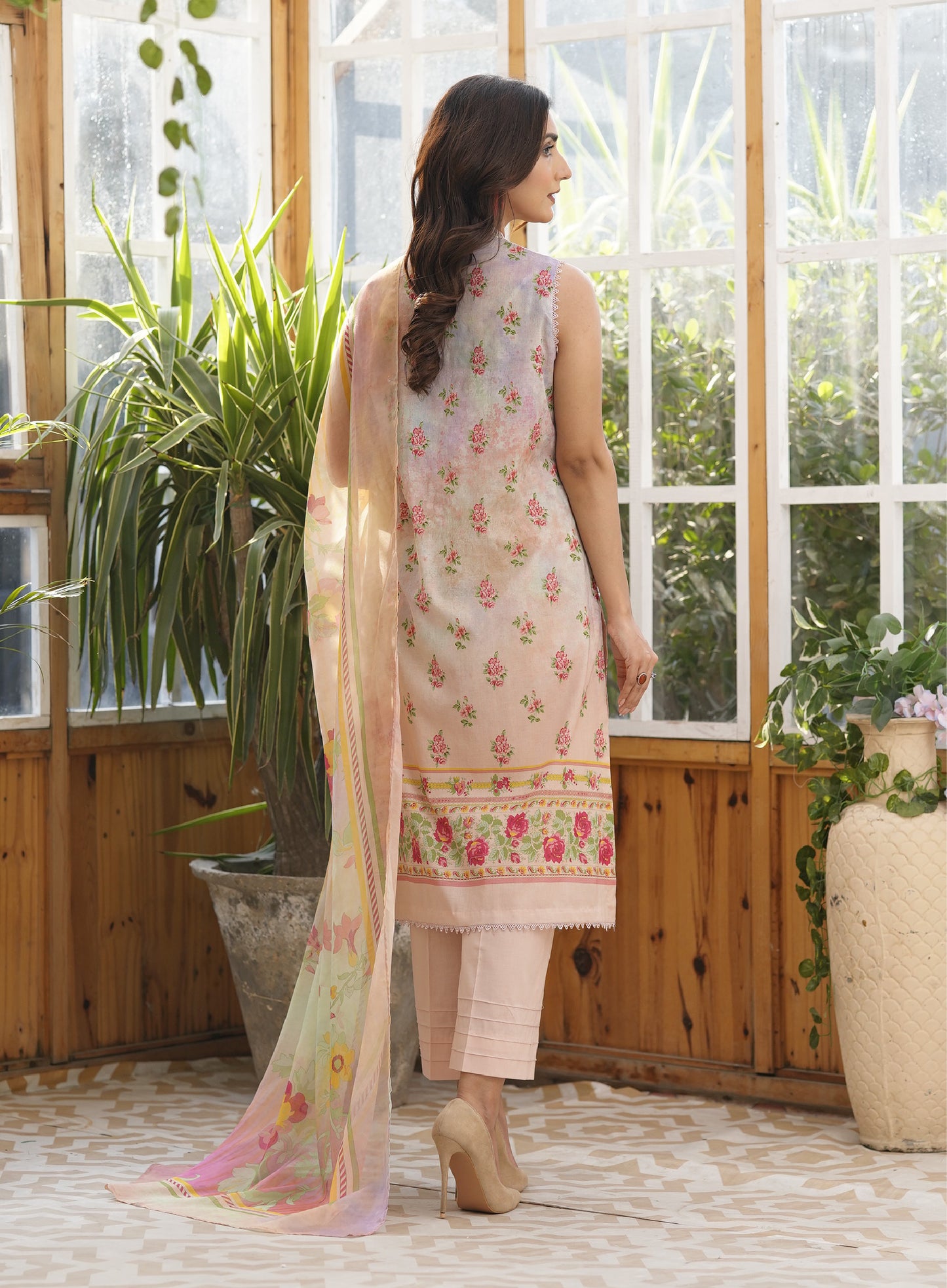 Firuzeh Luxury Lawn Embroidered Unstitched 3 Piece