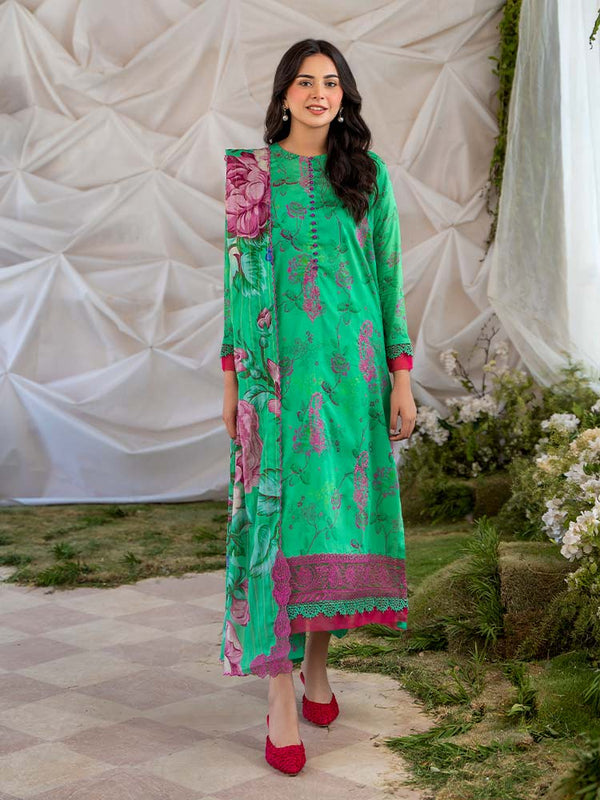 ZIYA 3-Piece Unstitched Digital Printed Lawn Suit