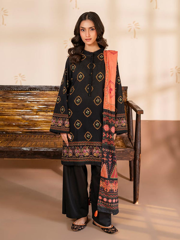 RASHA 3-Piece Unstitched Digital Printed Lawn Suit