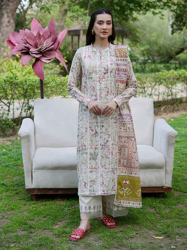 TWINKLING 3-Piece Unstitched Digital Printed Lawn Suit