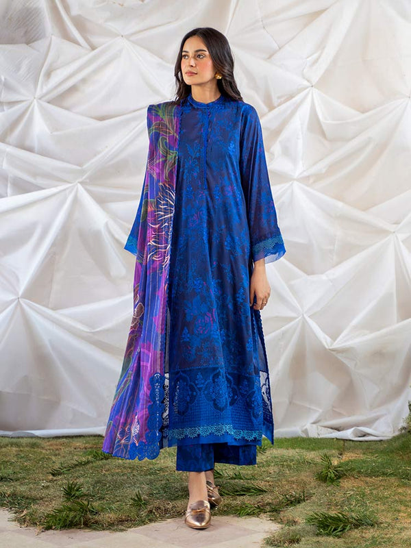 ZIYA 3-Piece Unstitched Digital Printed Lawn Suit
