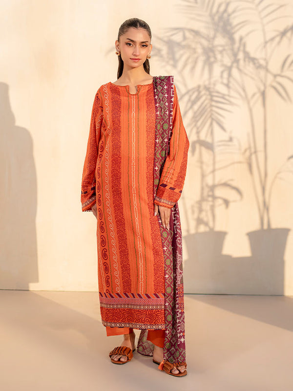 CHUNRI CHARM 3-Piece Unstitched Digital Printed Lawn Suit