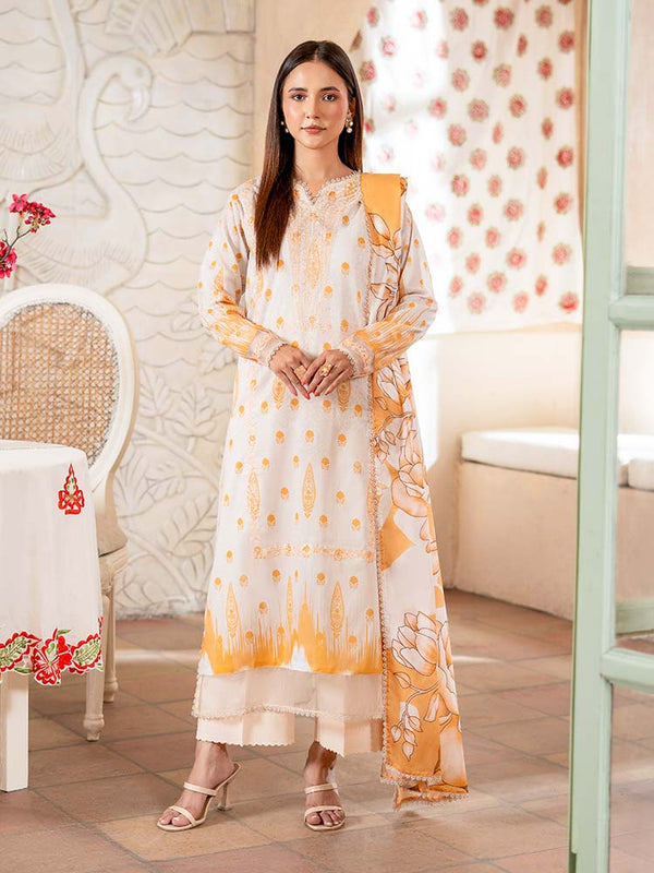 SERAI 3-Piece Unstitched Digital Printed Lawn Suit