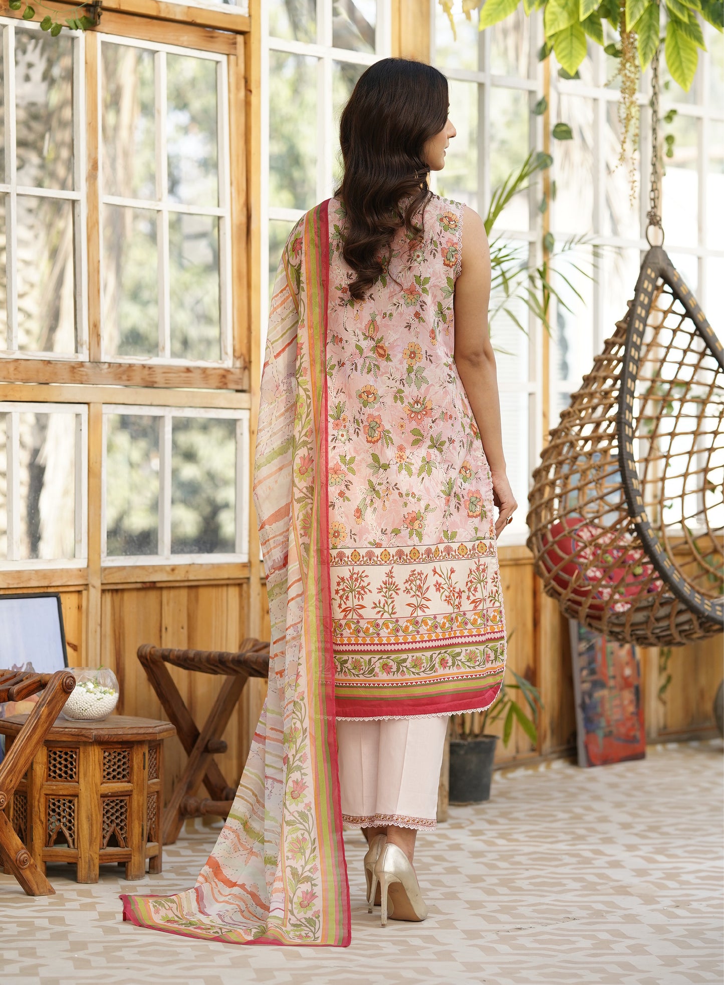 Firuzeh Luxury Lawn Embroidered Unstitched 3 Piece