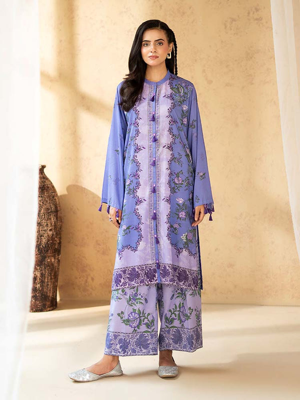 SANAZ 2-Piece Unstitched Digital Printed Lawn Suit