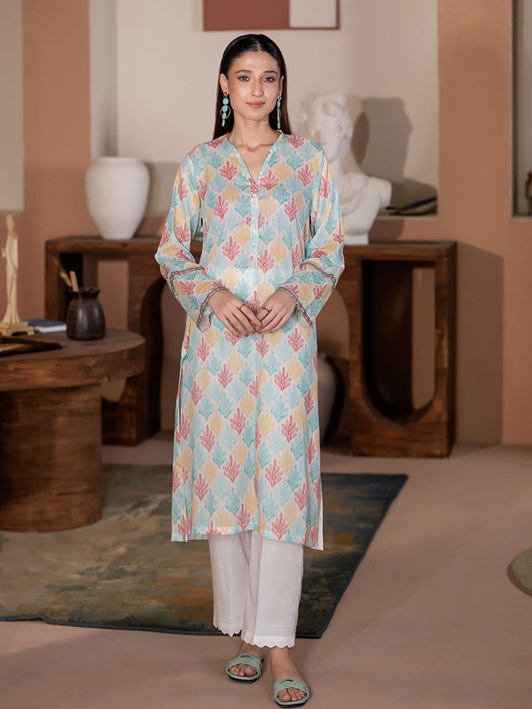 KEVA 2-Piece Unstitched Digital Printed Lawn Suit