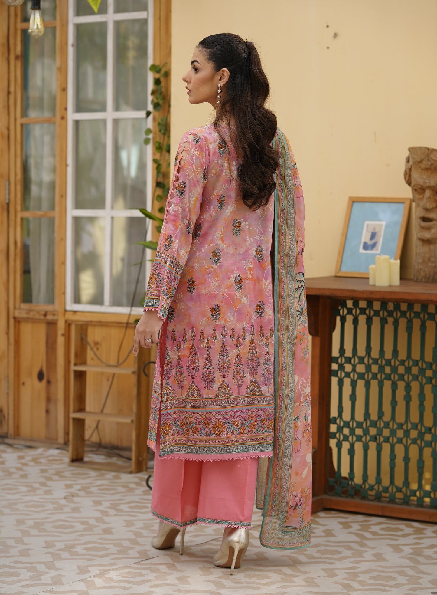 Firuzeh Luxury Lawn Embroidered Unstitched 3 Piece