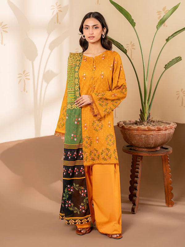 RASHA 3-Piece Unstitched Digital Printed Lawn Suit