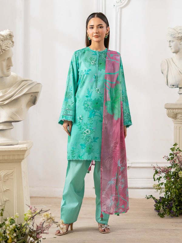 TARA POP 3-Piece Unstitched Digital Printed Lawn Suit