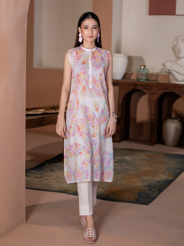 KEVA 2-Piece Unstitched Digital Printed Lawn Suit