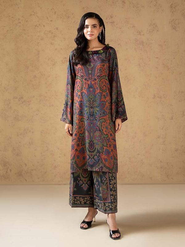 SANAZ 2-Piece Unstitched Digital Printed Lawn Suit