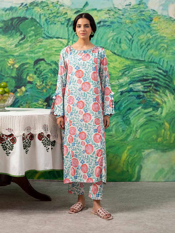 ZOFIA 2-Piece Unstitched Digital Printed Lawn Suit