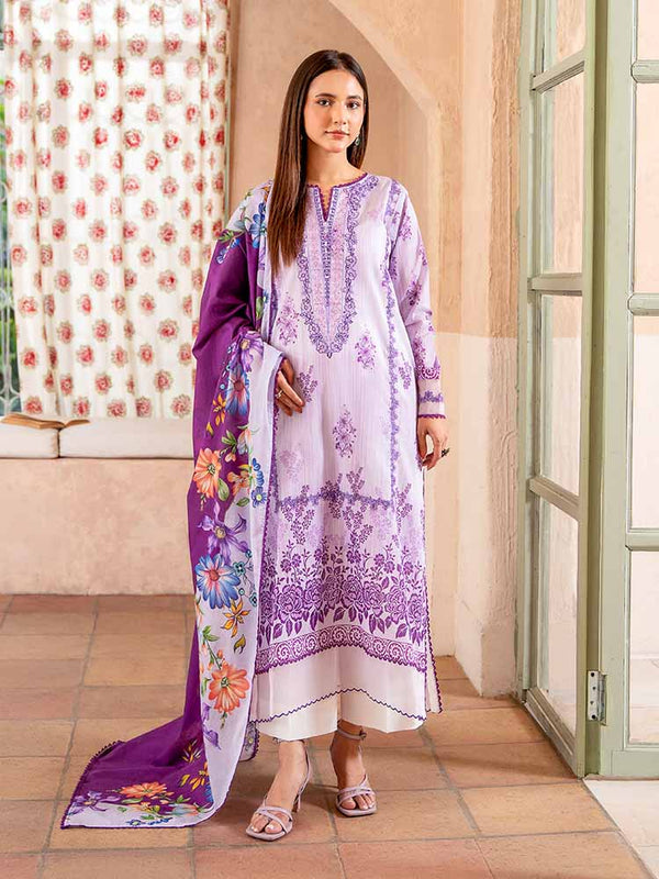 SERAI 3-Piece Unstitched Digital Printed Lawn Suit