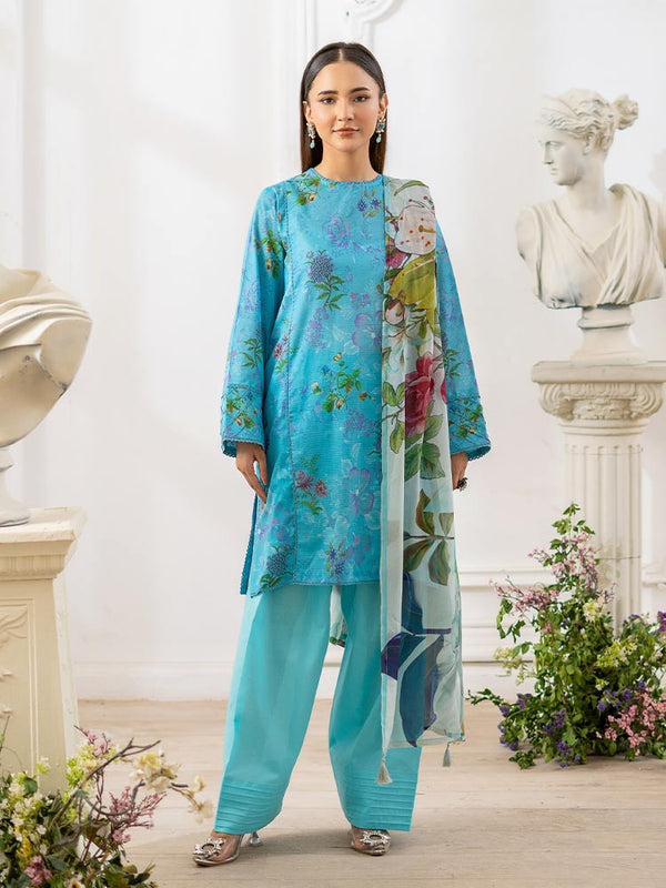 TARA POP 3-Piece Unstitched Digital Printed Lawn Suit