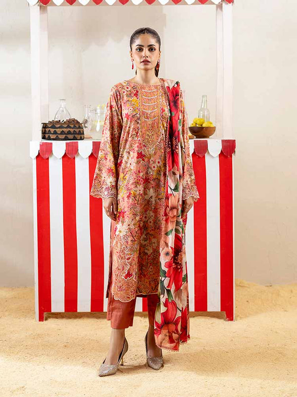 NOER 3-Piece Unstitched Digital Printed Lawn Suit
