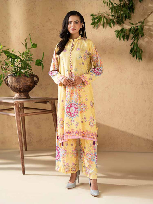 SANAZ 2-Piece Unstitched Digital Printed Lawn Suit