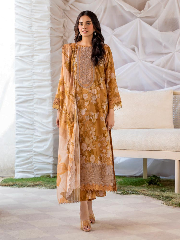 ZIYA 3-Piece Unstitched Digital Printed Lawn Suit