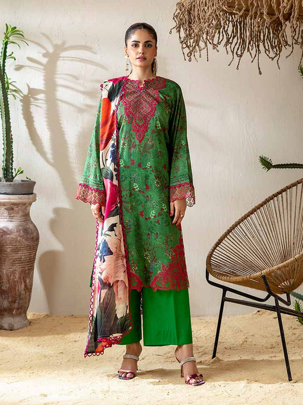 NOER 3-Piece Unstitched Digital Printed Lawn Suit