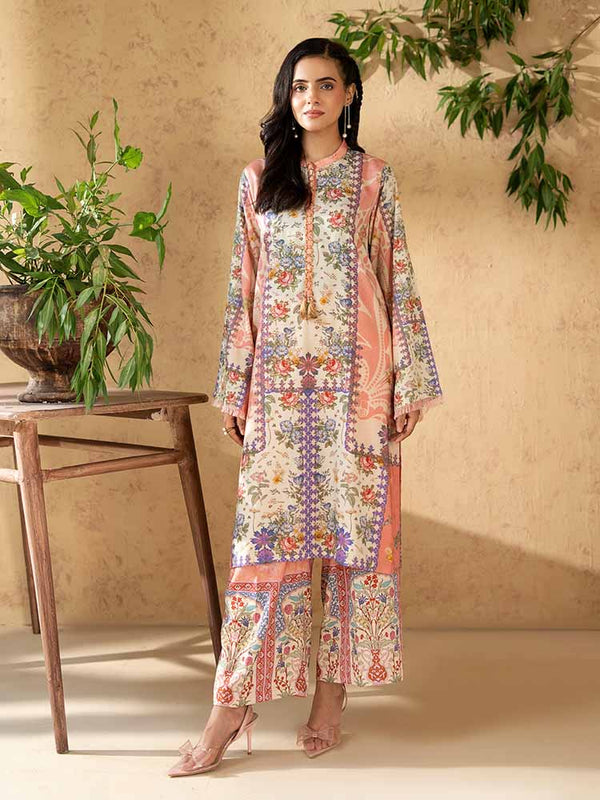 SANAZ 2-Piece Unstitched Digital Printed Lawn Suit